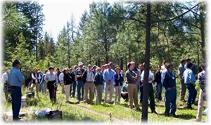 Leadership Council members and guests on the Idaho field trip