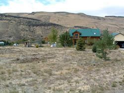 Fuels reduced in a buffer strip adjacent to a home