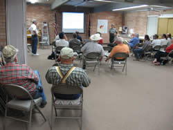 A Community Wildfire Awareness Meeting.