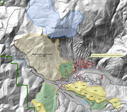 Map of the Jack Fire.