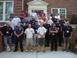 Students and instructors in the Fire Operations in the Wildland Urban Interface class.