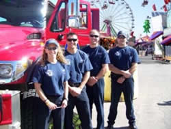 Members of the Summit Fire Department.