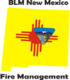 BLM New Mexico Fire Management logo.