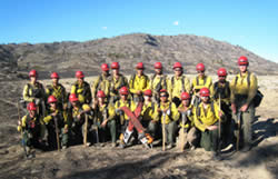 The 2007 U.S. Fish and Wildlife Service Blue Goose Fire Crew.