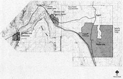 The project area map.