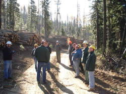 Union County Forest Restoration Board field trip.