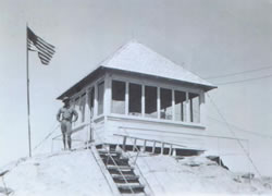 Buck Rock Lookout historical photo.