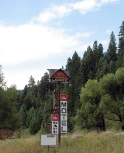 Junction Lodge sign.