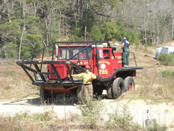 Massachusetts Fire Department brush breaker.