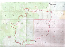 Horse Canyon Fire map.